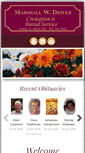 Mobile Screenshot of marshallwdrivercremationandburialservice.ca